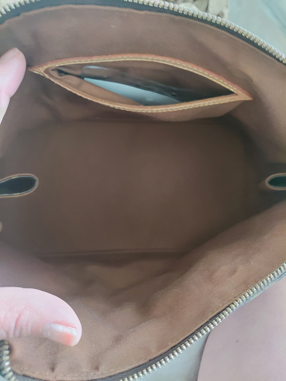 Louis Vuitton Monogram Alma Handbag - Brown & Tan - Picture 5 of 5
